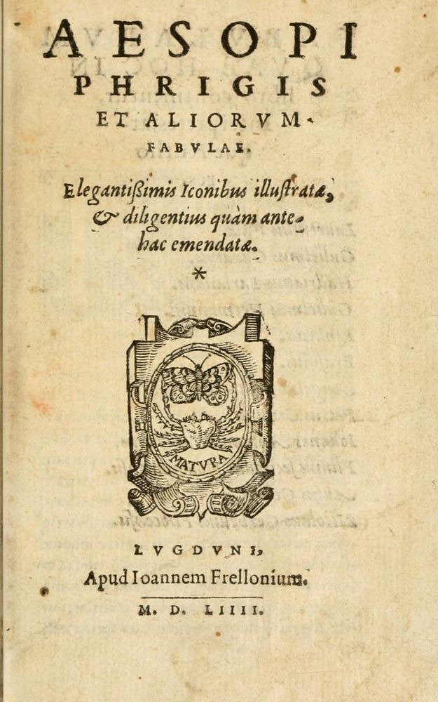 Scan 0007 of Aesopi Phrigis Et Aliorvm Fabvlae
