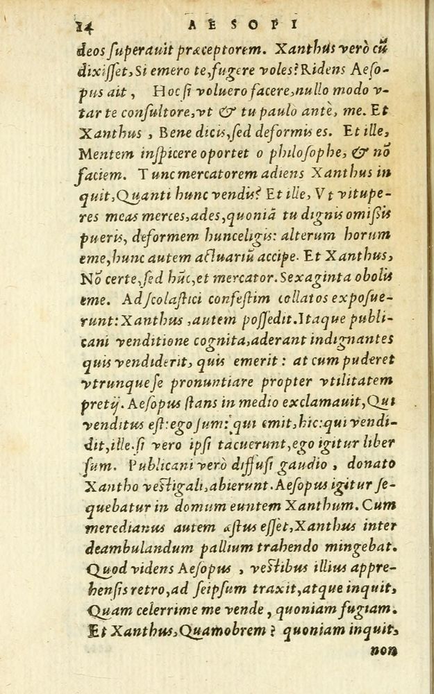 Scan 0020 of Aesopi Phrigis Et Aliorvm Fabvlae