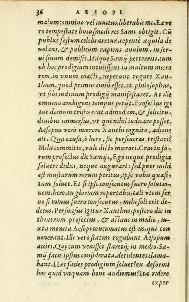 Scan 0042 of Aesopi Phrigis Et Aliorvm Fabvlae