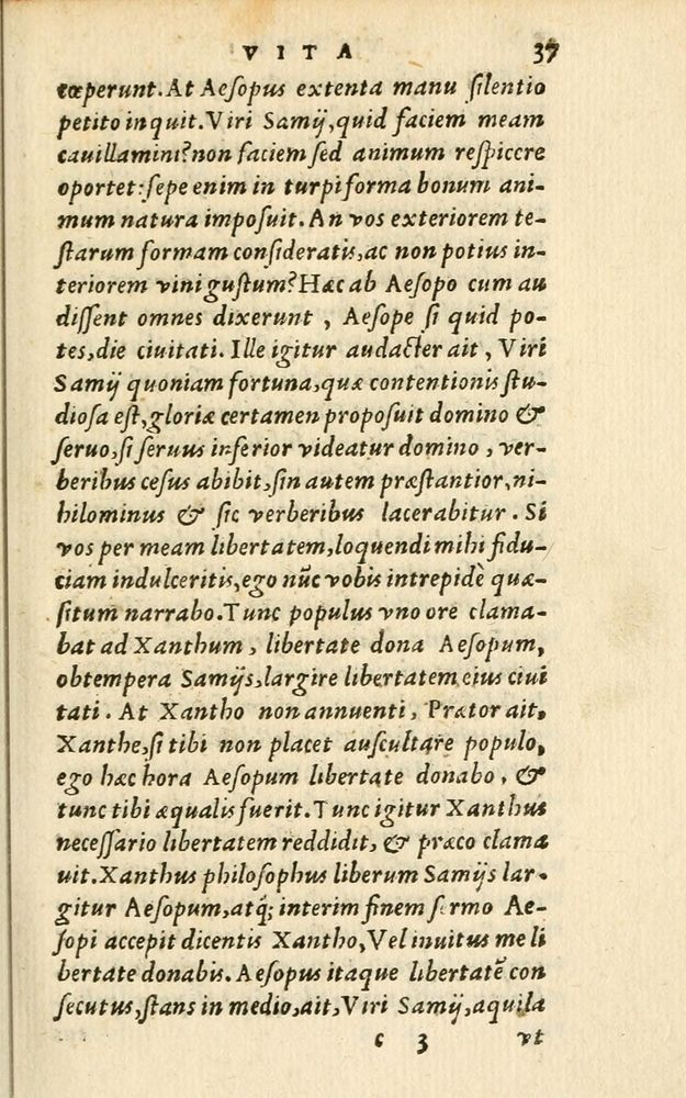 Scan 0043 of Aesopi Phrigis Et Aliorvm Fabvlae