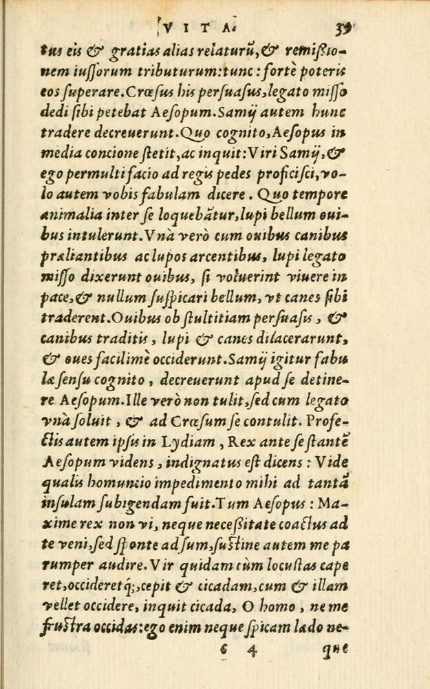 Scan 0045 of Aesopi Phrigis Et Aliorvm Fabvlae