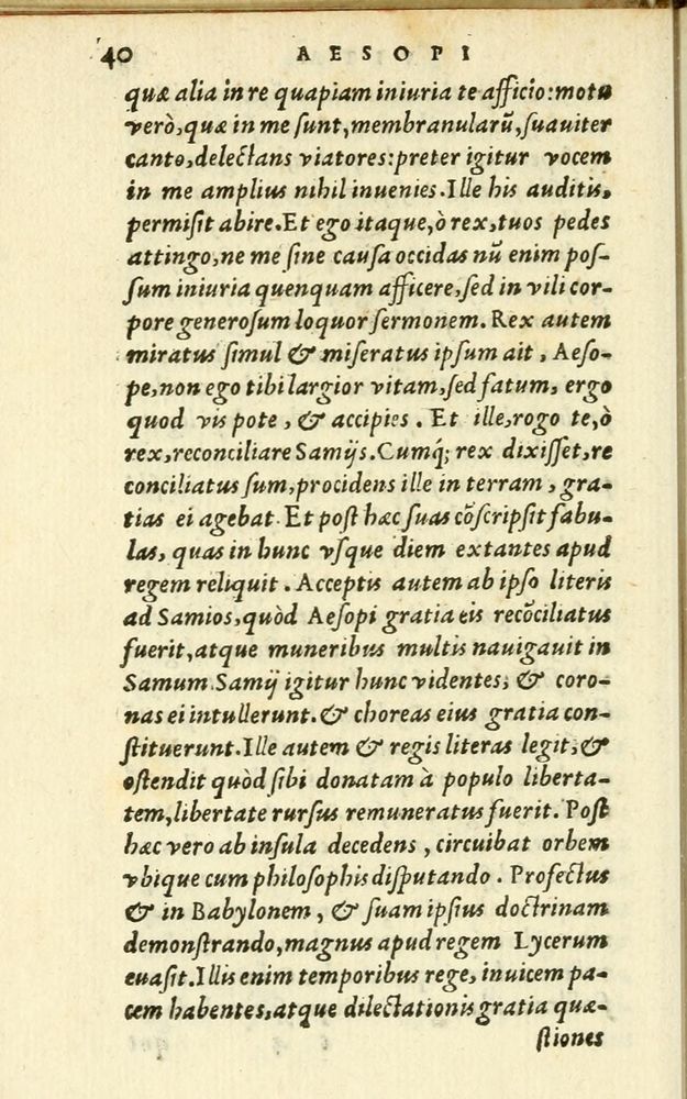 Scan 0046 of Aesopi Phrigis Et Aliorvm Fabvlae