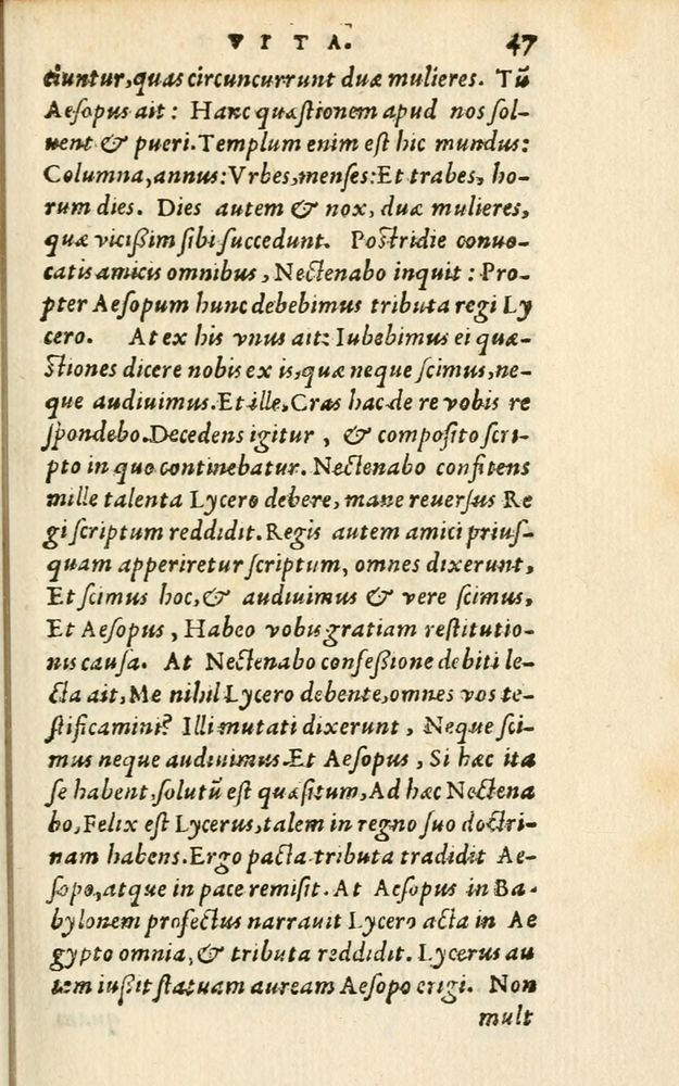 Scan 0053 of Aesopi Phrigis Et Aliorvm Fabvlae