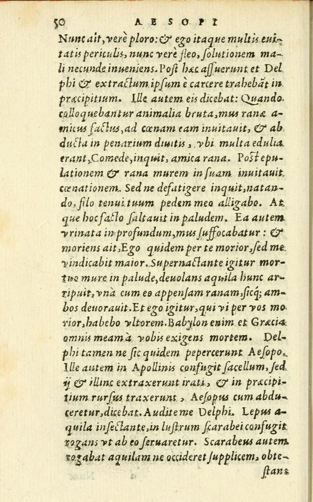 Scan 0056 of Aesopi Phrigis Et Aliorvm Fabvlae