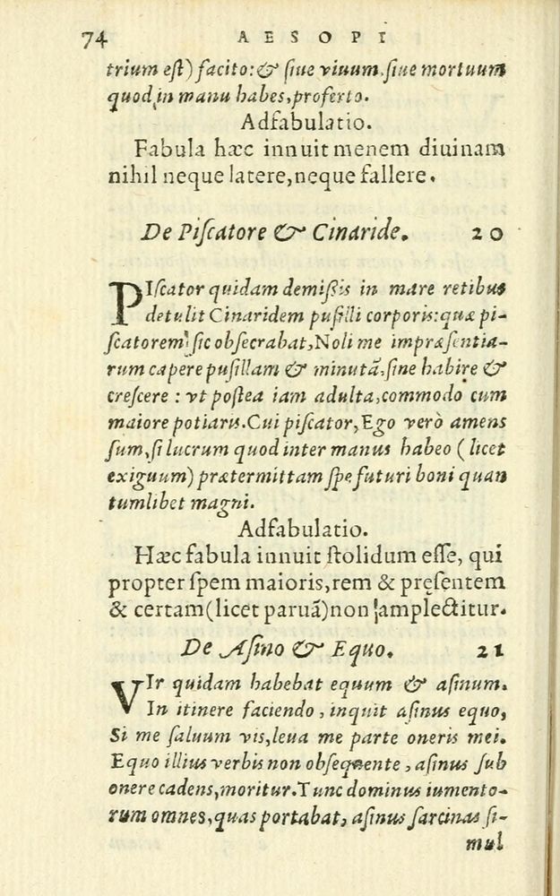 Scan 0080 of Aesopi Phrigis Et Aliorvm Fabvlae