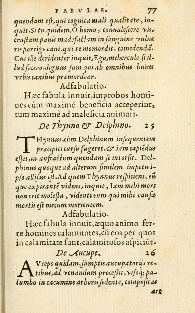 Scan 0083 of Aesopi Phrigis Et Aliorvm Fabvlae