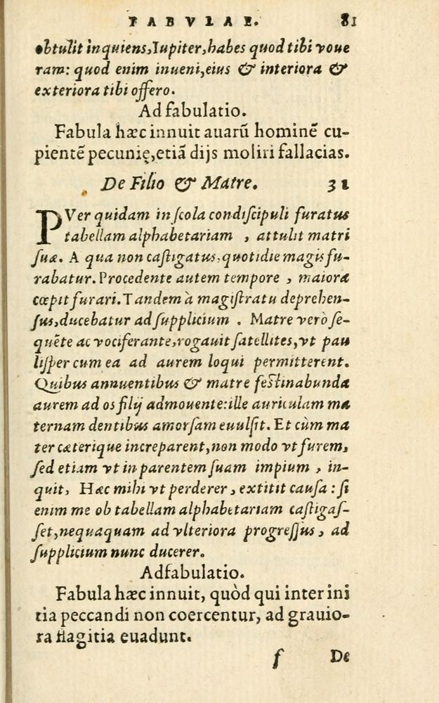 Scan 0087 of Aesopi Phrigis Et Aliorvm Fabvlae