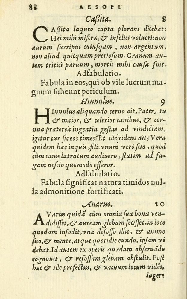 Scan 0094 of Aesopi Phrigis Et Aliorvm Fabvlae
