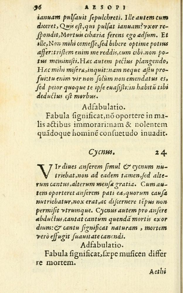 Scan 0102 of Aesopi Phrigis Et Aliorvm Fabvlae