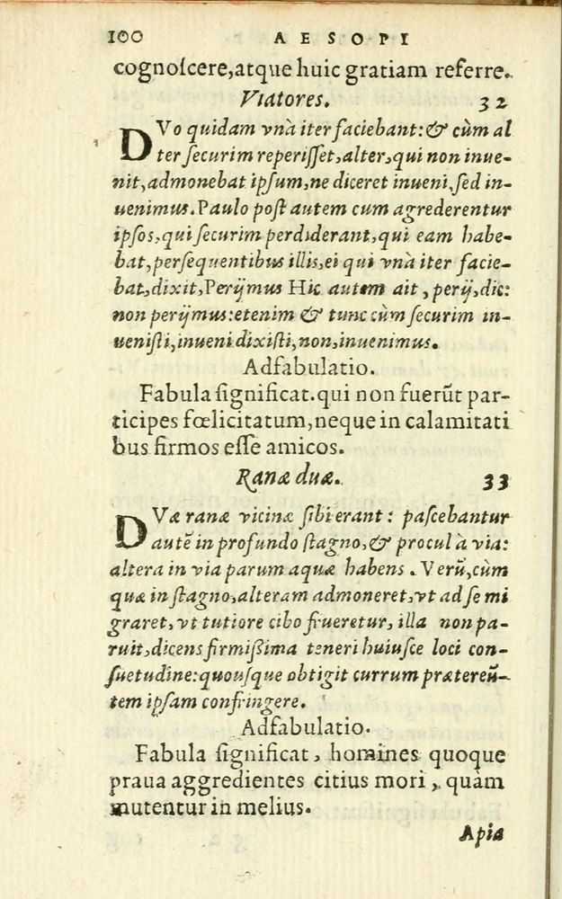 Scan 0106 of Aesopi Phrigis Et Aliorvm Fabvlae