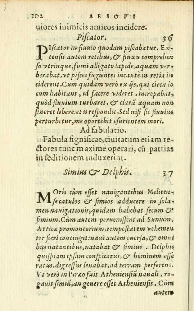 Scan 0108 of Aesopi Phrigis Et Aliorvm Fabvlae
