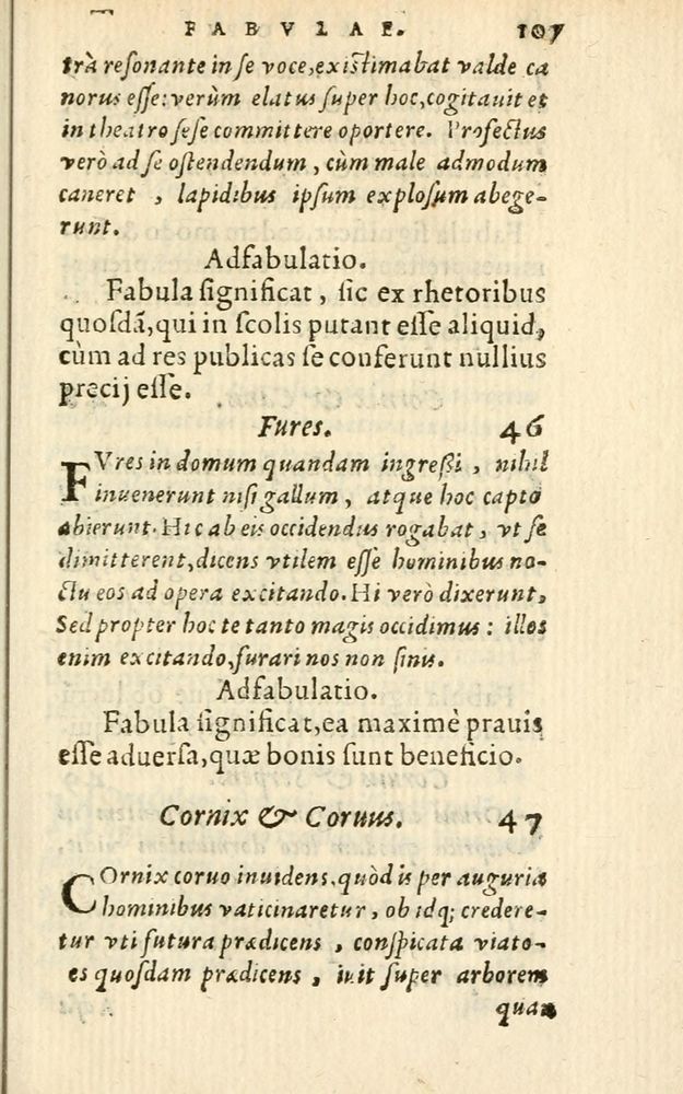 Scan 0113 of Aesopi Phrigis Et Aliorvm Fabvlae