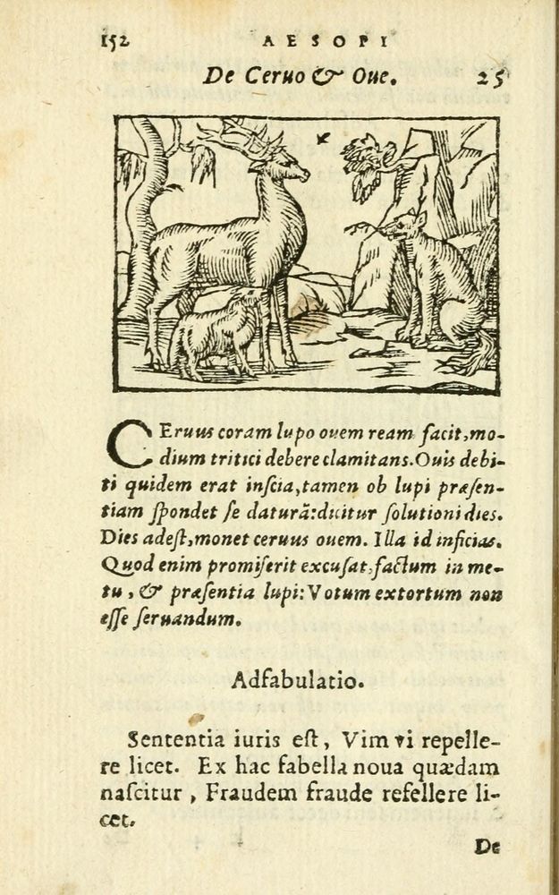 Scan 0158 of Aesopi Phrigis Et Aliorvm Fabvlae