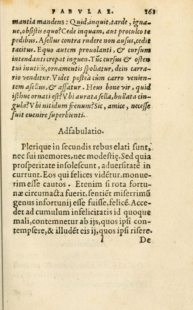 Scan 0167 of Aesopi Phrigis Et Aliorvm Fabvlae