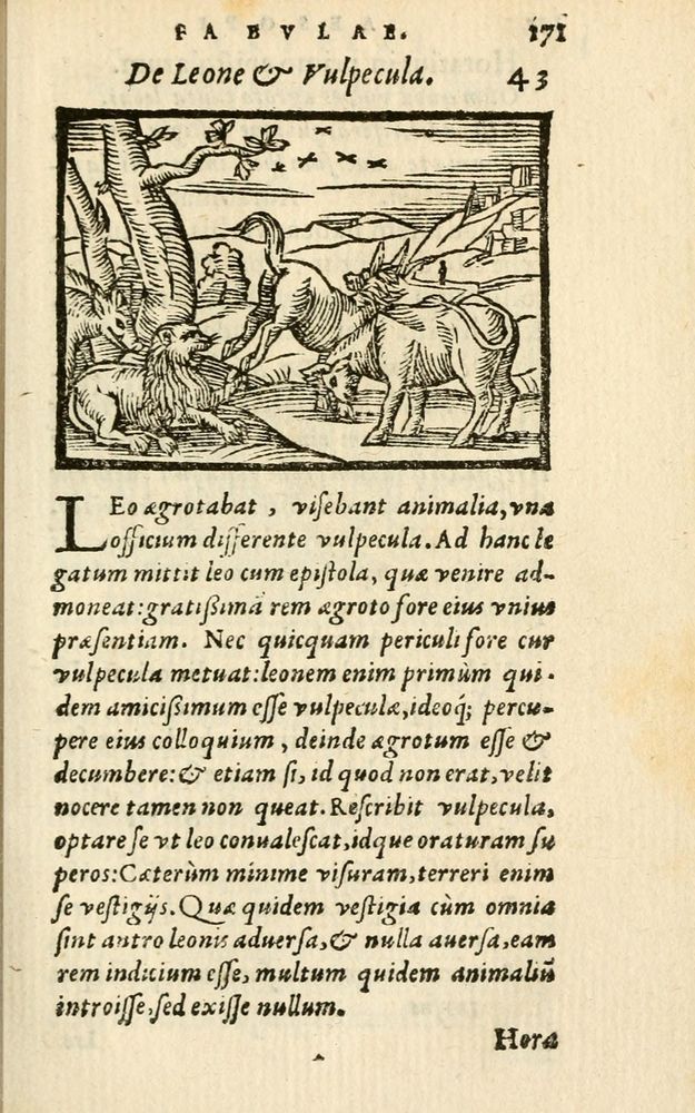 Scan 0177 of Aesopi Phrigis Et Aliorvm Fabvlae