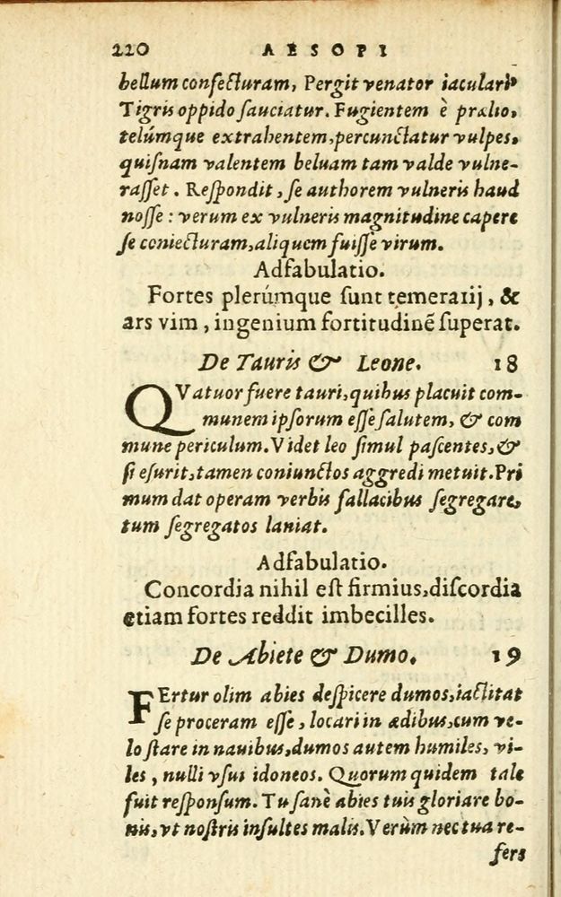 Scan 0226 of Aesopi Phrigis Et Aliorvm Fabvlae