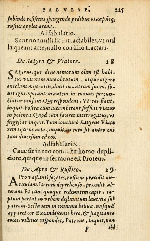 Scan 0231 of Aesopi Phrigis Et Aliorvm Fabvlae