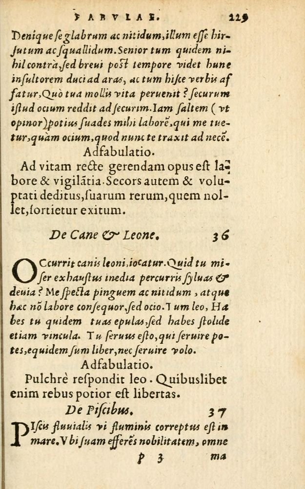 Scan 0235 of Aesopi Phrigis Et Aliorvm Fabvlae