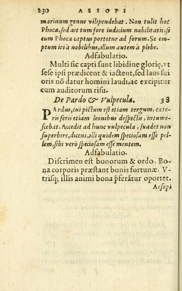 Scan 0236 of Aesopi Phrigis Et Aliorvm Fabvlae