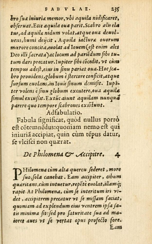 Scan 0241 of Aesopi Phrigis Et Aliorvm Fabvlae