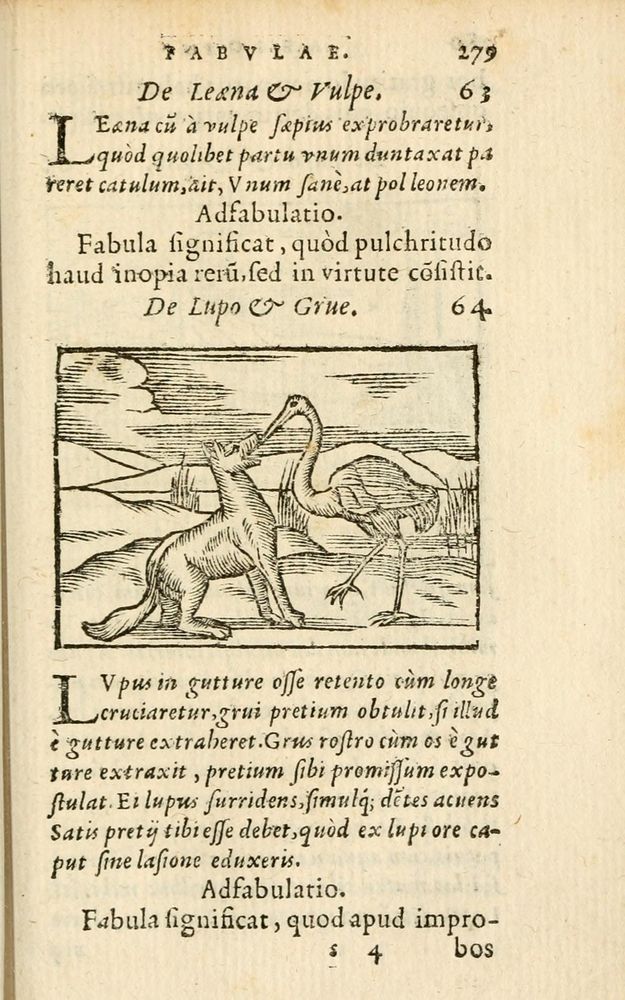 Scan 0285 of Aesopi Phrigis Et Aliorvm Fabvlae