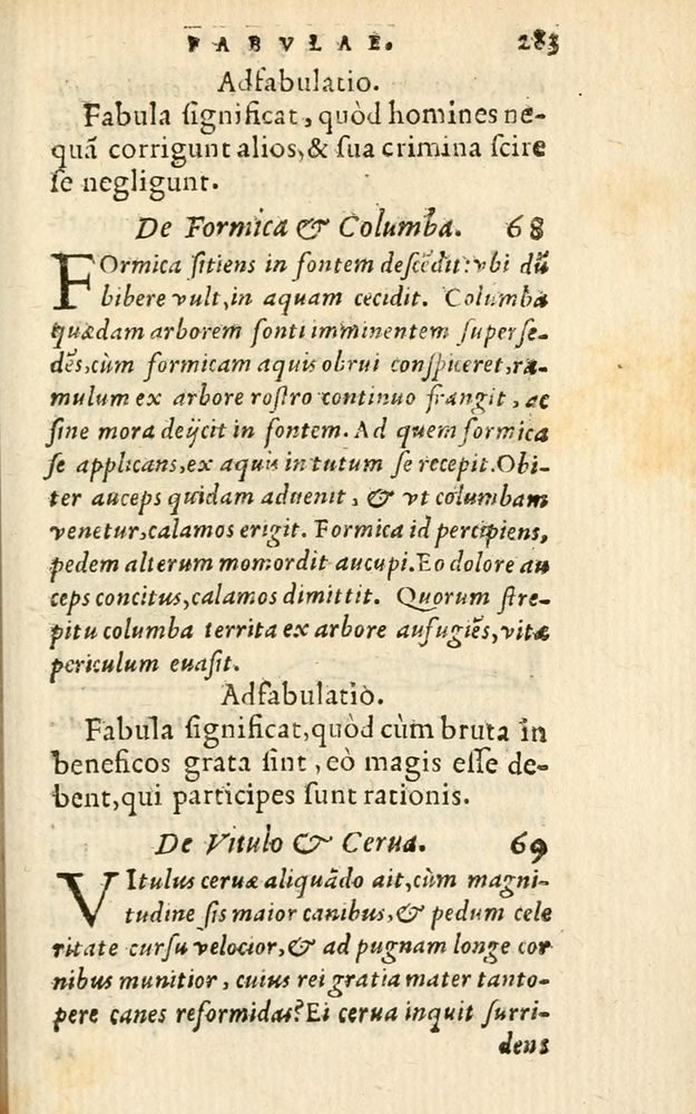Scan 0289 of Aesopi Phrigis Et Aliorvm Fabvlae