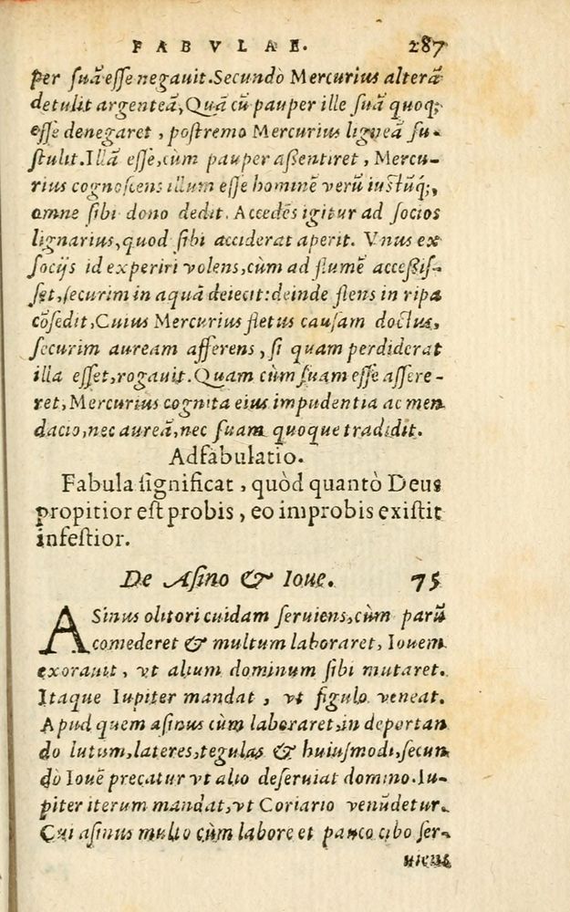 Scan 0293 of Aesopi Phrigis Et Aliorvm Fabvlae