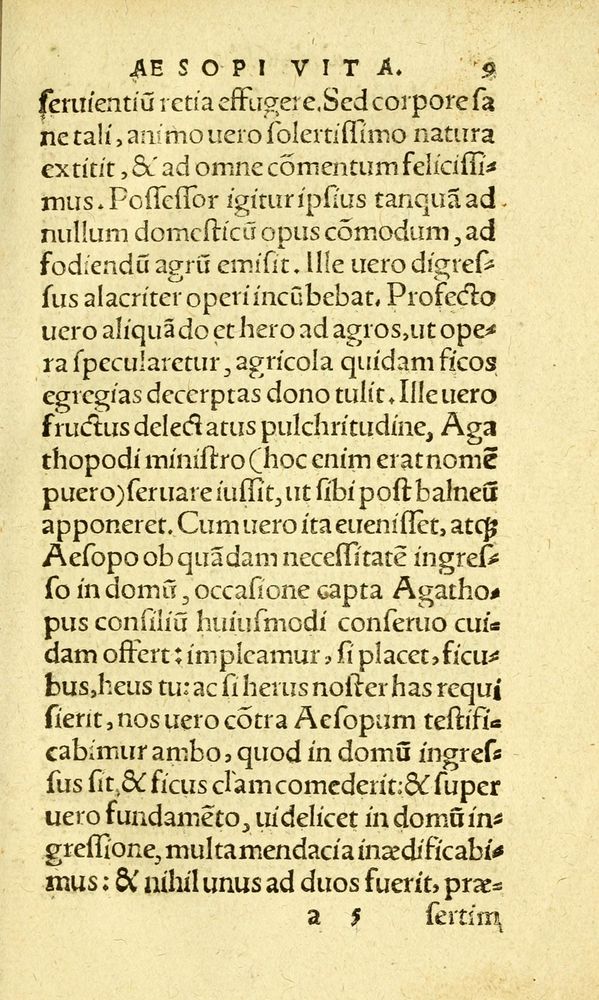 Scan 0017 of Aesopi Phrygis fabvlæ Graece et Latine