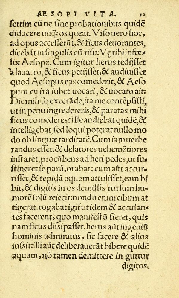 Scan 0019 of Aesopi Phrygis fabvlæ Graece et Latine