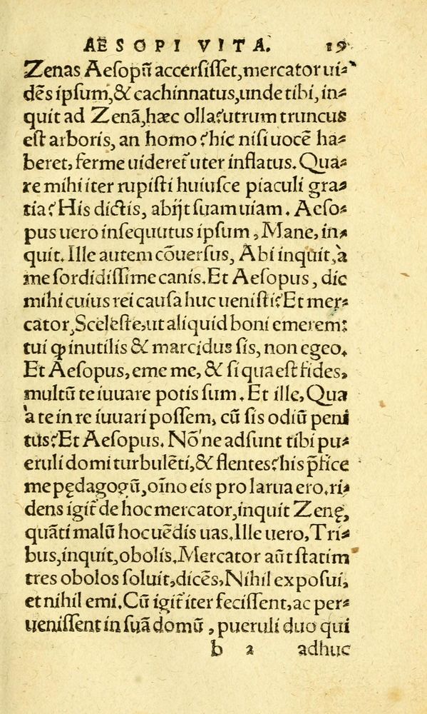 Scan 0027 of Aesopi Phrygis fabvlæ Graece et Latine