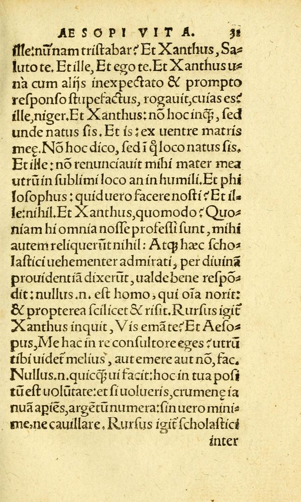 Scan 0039 of Aesopi Phrygis fabvlæ Graece et Latine