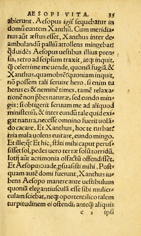 Scan 0043 of Aesopi Phrygis fabvlæ Graece et Latine
