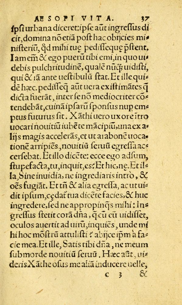 Scan 0045 of Aesopi Phrygis fabvlæ Graece et Latine