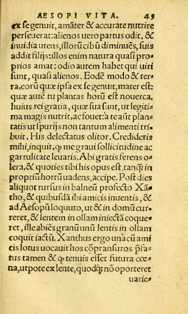 Scan 0053 of Aesopi Phrygis fabvlæ Graece et Latine