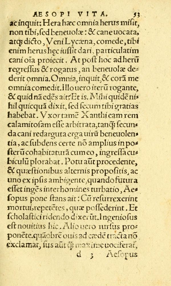 Scan 0061 of Aesopi Phrygis fabvlæ Graece et Latine