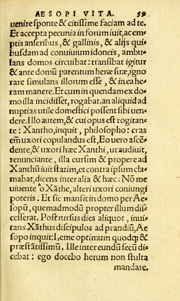 Scan 0067 of Aesopi Phrygis fabvlæ Graece et Latine
