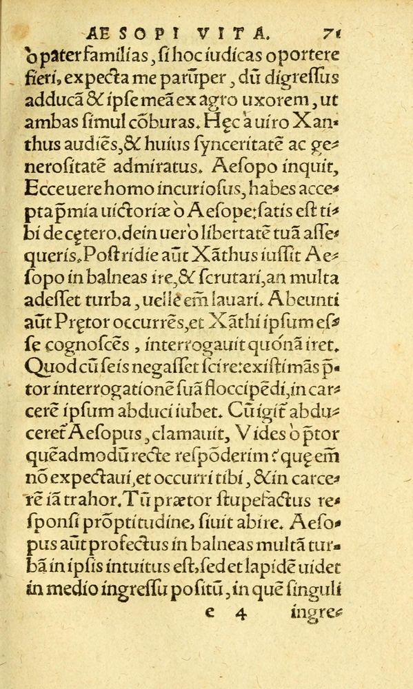 Scan 0079 of Aesopi Phrygis fabvlæ Graece et Latine