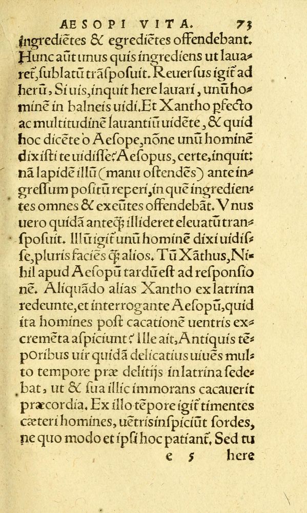 Scan 0081 of Aesopi Phrygis fabvlæ Graece et Latine