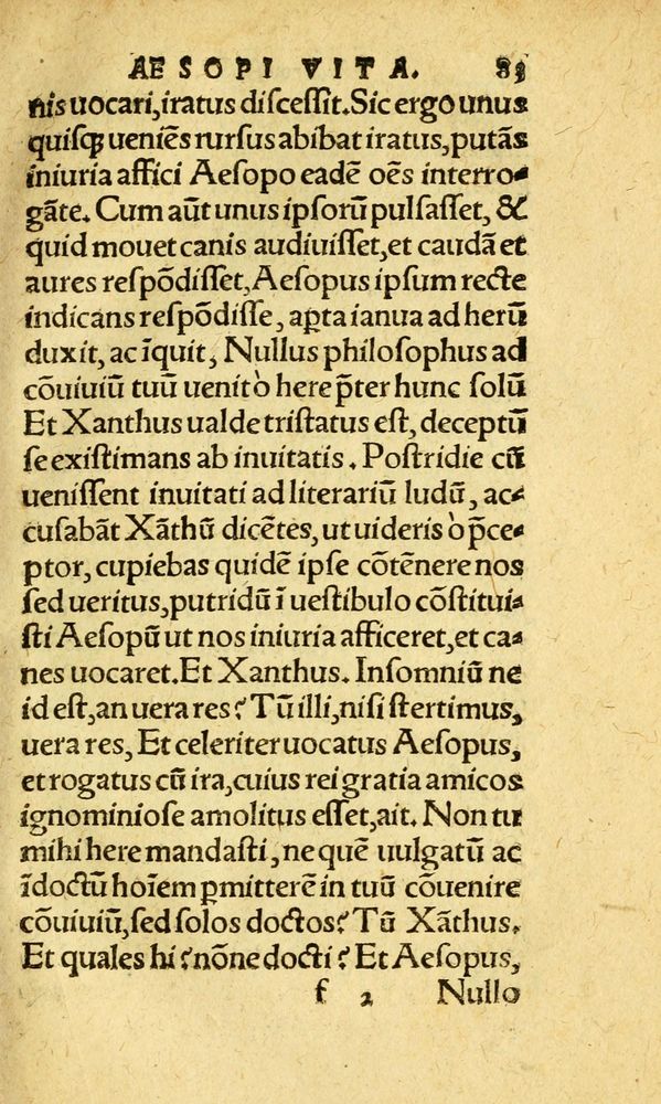Scan 0091 of Aesopi Phrygis fabvlæ Graece et Latine