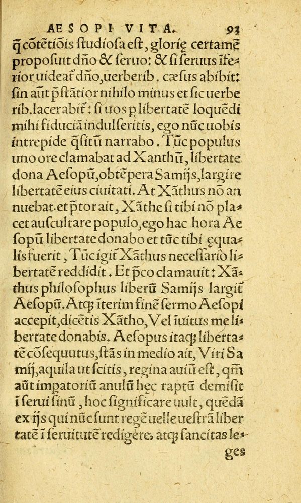 Scan 0101 of Aesopi Phrygis fabvlæ Graece et Latine