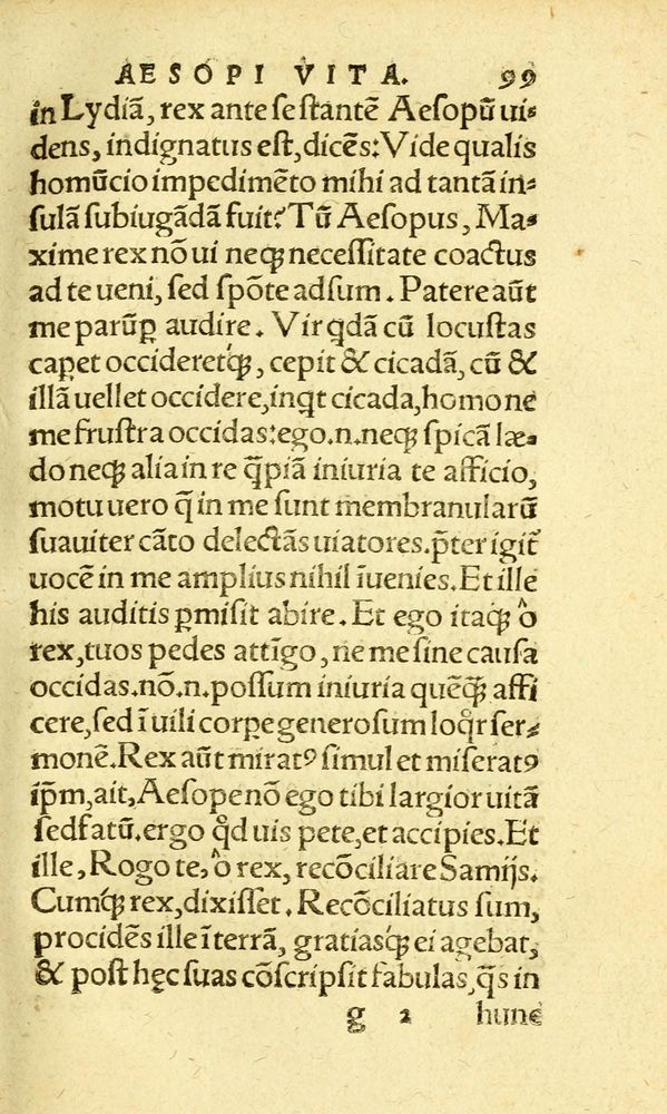 Scan 0107 of Aesopi Phrygis fabvlæ Graece et Latine