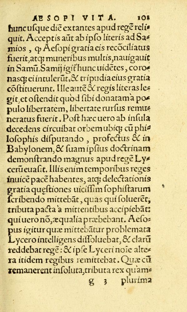Scan 0109 of Aesopi Phrygis fabvlæ Graece et Latine
