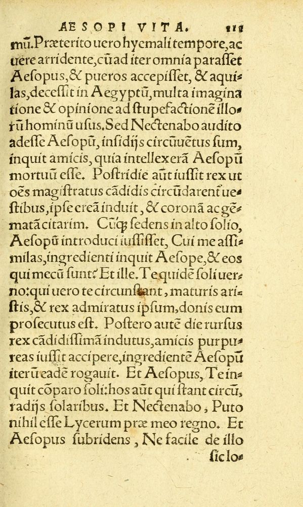 Scan 0119 of Aesopi Phrygis fabvlæ Graece et Latine