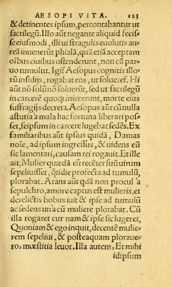 Scan 0131 of Aesopi Phrygis fabvlæ Graece et Latine
