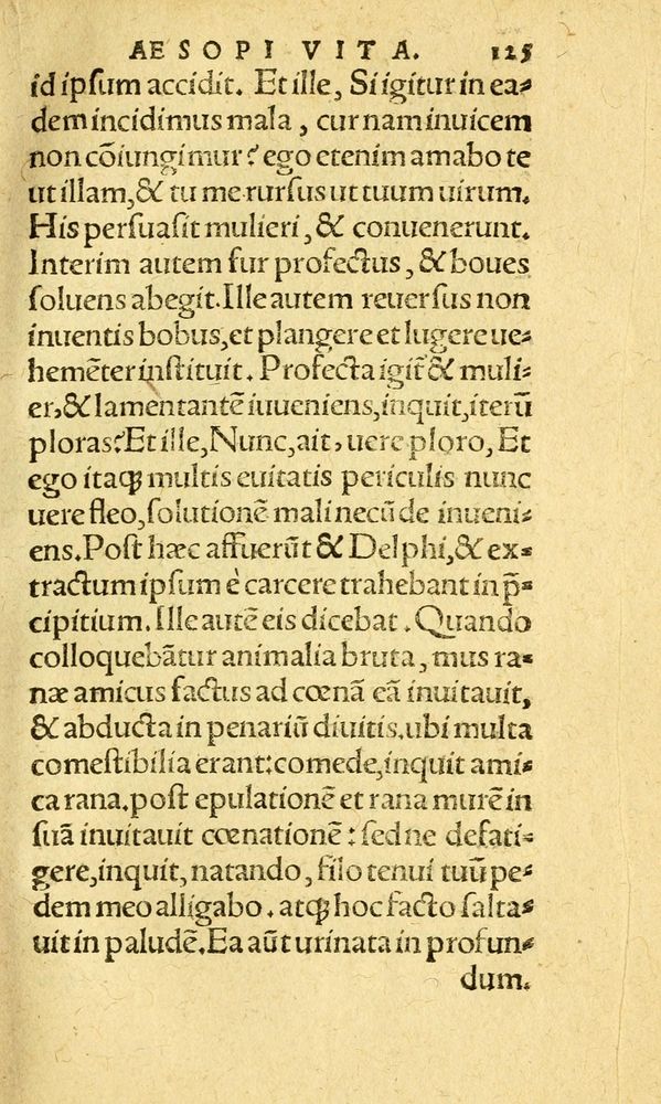 Scan 0133 of Aesopi Phrygis fabvlæ Graece et Latine