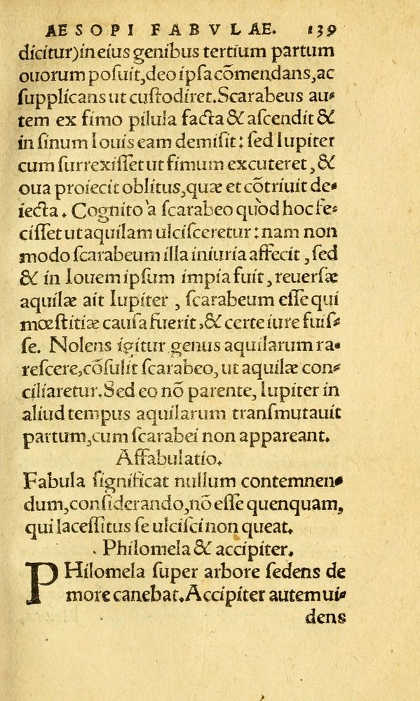 Scan 0147 of Aesopi Phrygis fabvlæ Graece et Latine