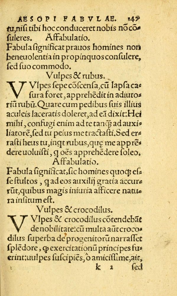 Scan 0155 of Aesopi Phrygis fabvlæ Graece et Latine
