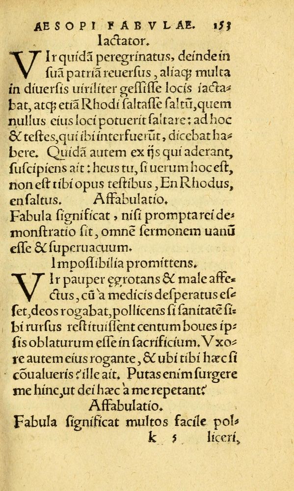 Scan 0161 of Aesopi Phrygis fabvlæ Graece et Latine