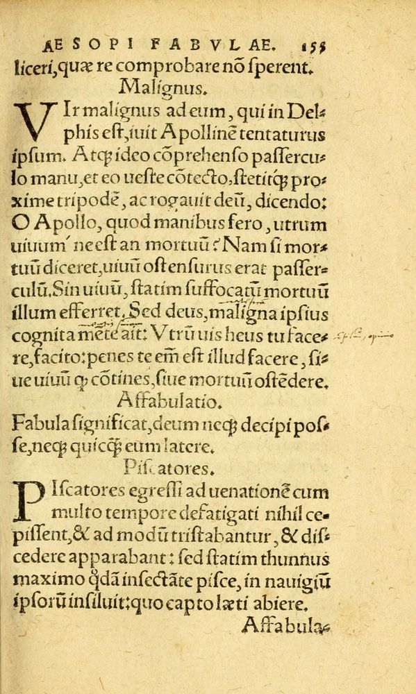 Scan 0163 of Aesopi Phrygis fabvlæ Graece et Latine
