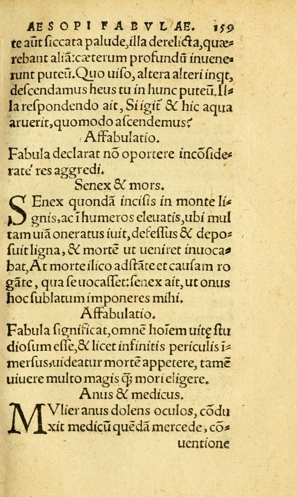 Scan 0167 of Aesopi Phrygis fabvlæ Graece et Latine
